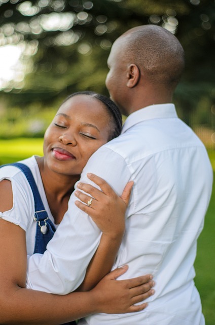 couple, park, romance